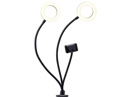 [90183986 1229436] Dörr Videoleuchte 2-er Ringlicht SLR-12 Bi-Color