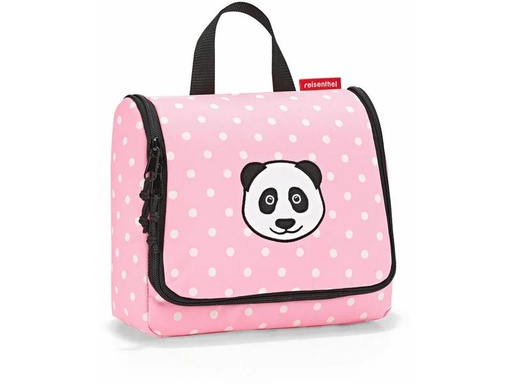 [90184087 1177446] Reisenthel Necessaire Toiletbag Kids Panda Dots Pink