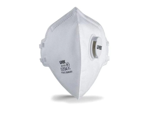 [90184226 1235509] uvex Atemschutzmaske FFP3 silv-Air c 3310, mit Ventil, 15 Stück