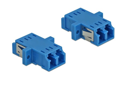 [90184377 1251453] Delock LWL-Kupplung LC – LC Duplex Singlemode 2 Stück