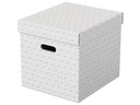 Leitz Aufbewahrungsbox Esselte Home Cube Gross, 3 Stück, Weiss