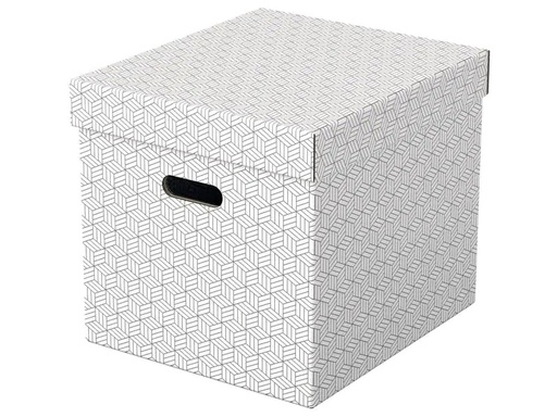 [90184455 1227007] Leitz Aufbewahrungsbox Esselte Home Cube Gross, 3 Stück, Weiss
