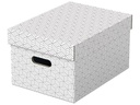 Leitz Aufbewahrungsbox Esselte Home M Mittel, 3 Stück, Weiss