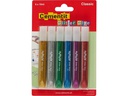 Cementit Glitzerstift Glue Classic 10 ml, 6 Stück