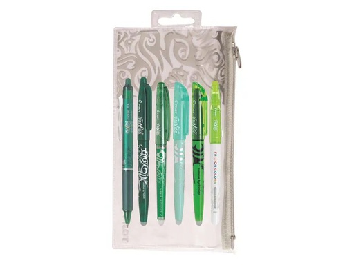 [90184822 1244358] Pilot Textmarker FriXion Family Penholder Grün, 6 Stück