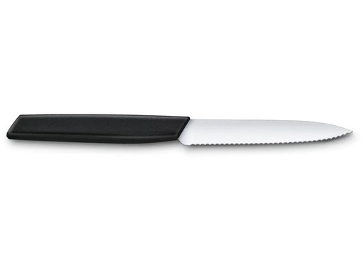 [90184899 1251731] Victorinox Gemüsemesser Swiss Modern mit Wellenschliff Schwarz