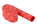 Delock Schrumpfschlauch X-Muster rutschfest 1 m x 15 mm Rot