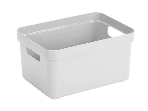 [90027117 849669] Sigma Home Aufbewahrungsbox 13 l Weiss