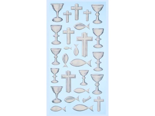 [90185249 1238364] HobbyFun Motivsticker Kommunion/Konfirmation 1 Blatt