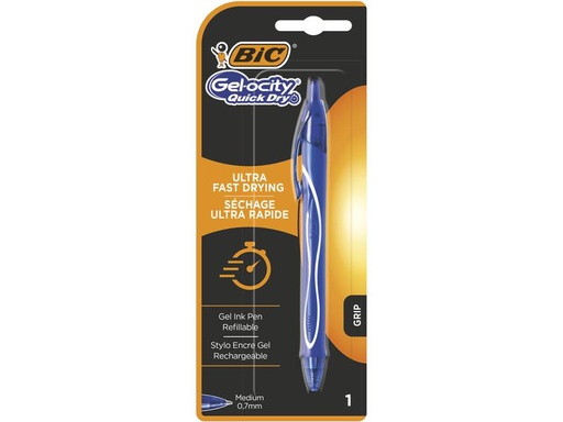 [90185403 1249049] BIC Gelschreiber Gel-ocity Quick Dry 0.7 mm, Blau