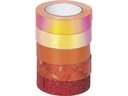 Heyda Washi Tape Effekt Mix Basic Orange
