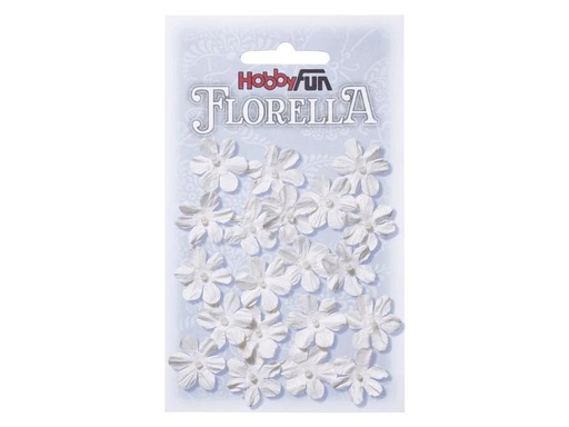 [90185465 1238056] HobbyFun Streudeko Florella 20 Stück, Weiss
