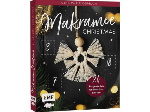 [90185538 1239767] EMF Adventskalender-Buch Makramee 24 Projekte