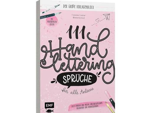 [90185596 1240020] EMF Handbuch Handlettering Sprüche für Alle  Seiten