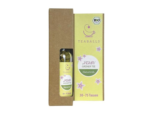 [90185611 1242891] TEABALLS Teaballs Jasmin Grüner Tee Bio naturtrüb 30-75 Tassen
