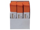 GOLDINA Textilband 25 mm x 3 m, Mandarin, 1 Stück