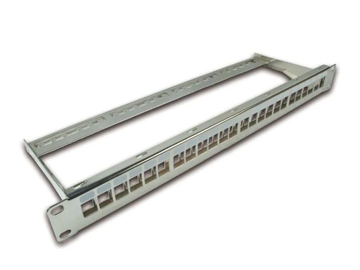 [90027346 175653] Wirewin Patchpanel 24 Port, Keystone, 1HE 19 Rack