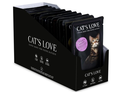 [90186308 1255580] Cat's Love Nassfutter Adult Multipack, 12 x 85 g