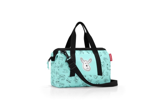 [90027428 869898] Reisenthel Umhängetasche Allrounder XS Kids Cats and Dogs Mint