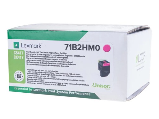 [90027654 605165] Lexmark Toner 71B2HM0 Magenta