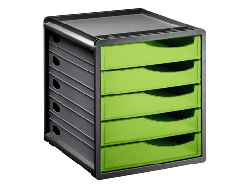 [90027656 515132] Rotho Schubladenbox Spacebox 5 Grün