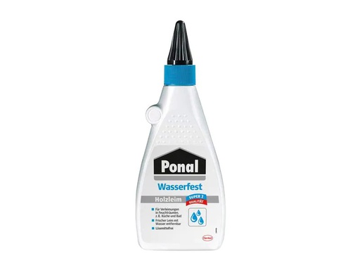 [90186371 1255305] Ponal Holzleim Super 3 Wasserfest 550 g, Weiss