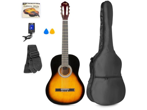 [90186401 1227655] MAX Konzertgitarre SoloArt Set Sunburst