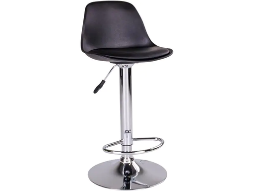 [90186430 1249565] House Nordic Barhocker Trondheim 2 Stück, 41 x 104 cm, Chrom/Schwarz