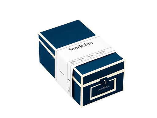 [90186508 1216968] Semikolon Visitenkartenbox Marineblau