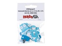 HobbyFun Miniatur-Figur Baby Junge Hellblau