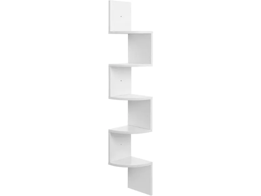 [90186511 1251493] VASAGLE Wandregal mit 5 Ebenen 20 x 127.5 cm, Weiss