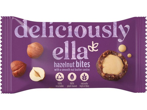 [90027673 995051] Deliciously Ella Nut Butter Bites Hazelnut 36 g