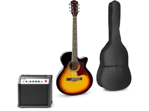 [90186546 1227017] MAX Westerngitarre ShowKit Sunburst