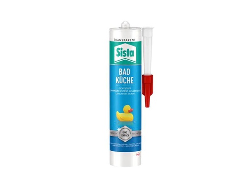 [90186590 1255308] Sista Dichtmasse Bad &amp; Küche 280 ml, Transparent