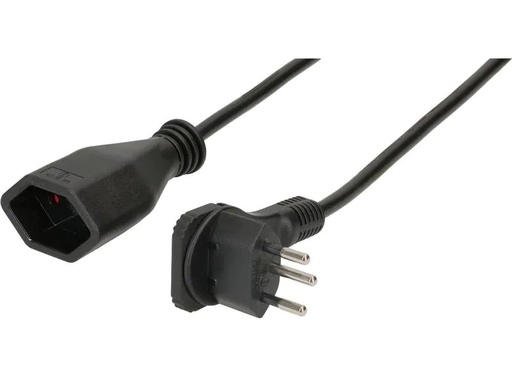 [90186610 1252304] Max Hauri Verlängerungskabel 5 m T13 - T12 Schwarz