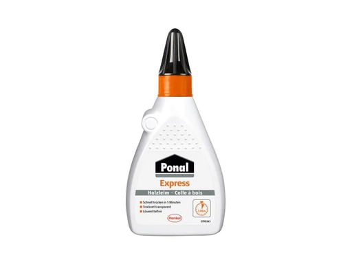 [90186715 1255304] Ponal Holzleim Express 120 g, Weiss