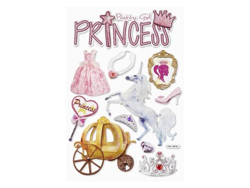 [90186875 1238356] HobbyFun Motivsticker Prinzessin 1 Blatt