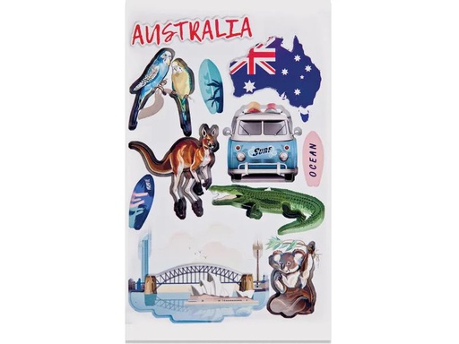 [90186888 1238354] HobbyFun Motivsticker Australien 1 Blatt