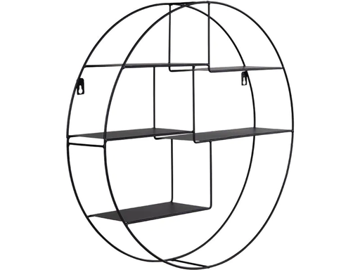 [90186941 1249668] House Nordic Wandregal Genk Ø 47.5 cm, Schwarz