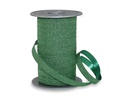 Pattberg Geschenkband Poly Glitter 1 cm x 100 m, Dunkelgrün