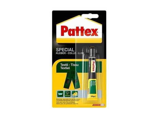 [90187115 1255322] Pattex Spezialkleber Textil 20 g, Transparent
