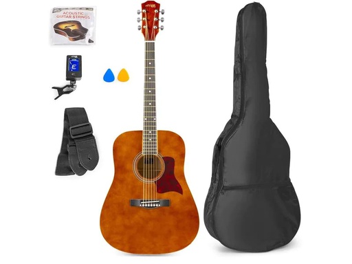 [90187136 1227016] MAX Westerngitarre SoloJam Set Dark Natural