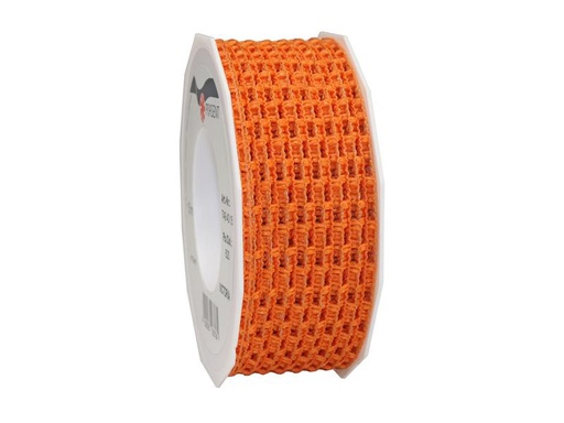 [90187154 1256266] Pattberg Geschenkband Victoria 4 cm x 15 m, Orange