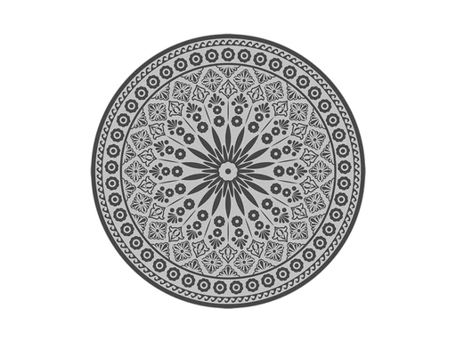 [90187155 1216441] Esschert Design Teppich Rund Ø 170 cm