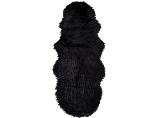 [90187185 1249646] House Nordic Pelzimitat 180 x 60 cm, Schwarz