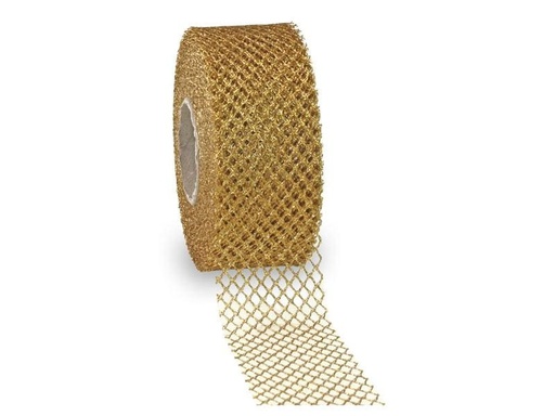 [90187320 1256403] Pattberg Geschenkband Siena 4 cm x 20 m, Gold
