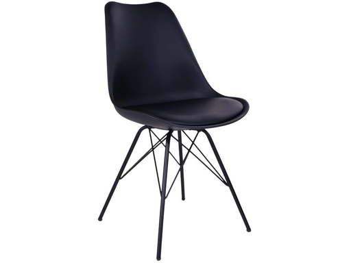 [90187569 1249561] House Nordic Stuhl Oslo 2 Stück, 57 x 86 cm, Schwarz