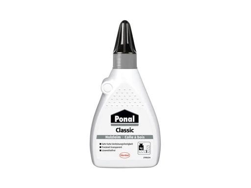 [90187631 1255301] Ponal Holzleim Classic 120 g, Weiss