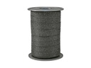 Pattberg Geschenkband Poly Glitter 1 cm x 100 m, Schwarz