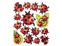 HobbyFun 3D-Sticker Marienkäfer 1 Blatt